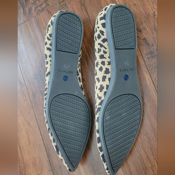 Rothy's The Point leopard flat NWOT - Picture 9 of 9